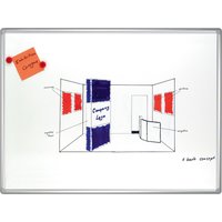 FRANKEN Weißwandtafel PRO, emailliert, 2.400 x 1.200 mm