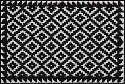 Fußmatte Tabuk Black&White Salonloewe rechteckig Höhe 5 mm