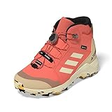 adidas Terrex Mid Gore-TEX Hiking Shoes Walking Shoe, Coral Fusion/Wonder White/core Black, 36 2/3 EU