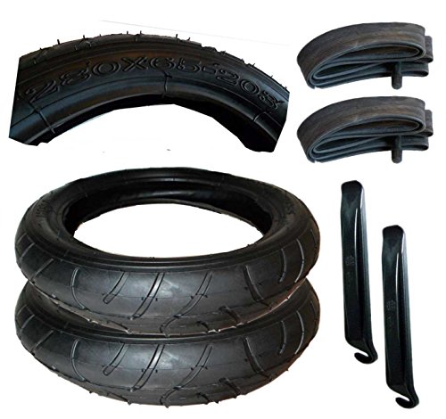 2 Stück Reifen + Schlauch 280 x 65-203 mit Montagehebel