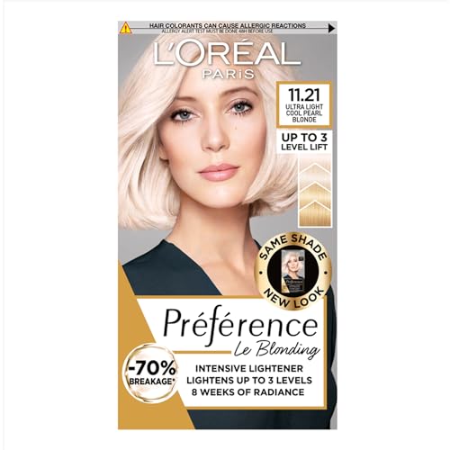 L'Oréal Paris Préférence 11.11 Ultra-Helles Kühles Kristall-Blond (Island) 3er Pack(3 x 183 g)