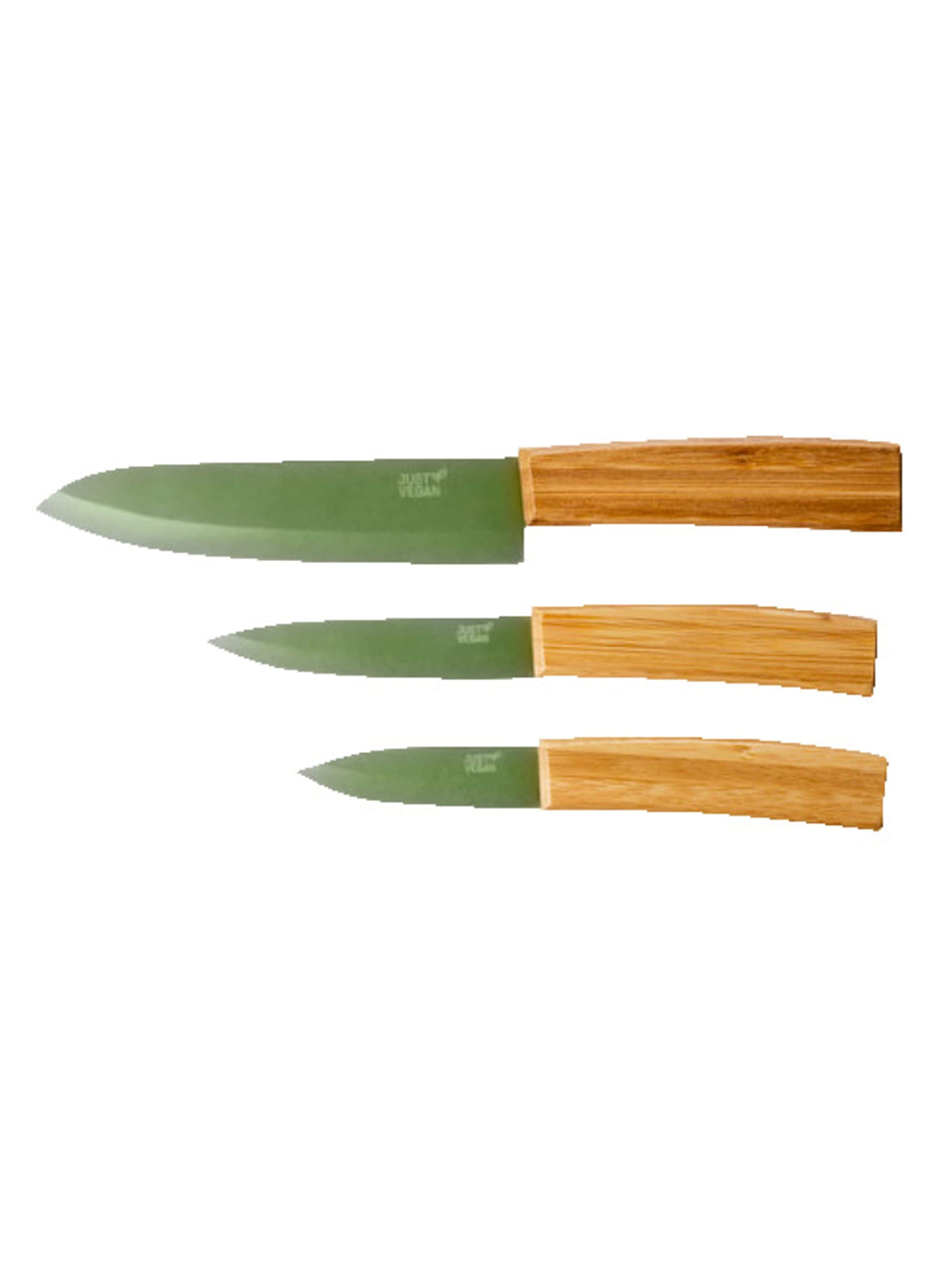 Just Vegan Messer-Set Erwachsene-Unisex Grün