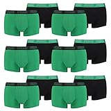 PUMA 12 er Pack Short Boxer Boxershorts Men Pant Unterwäsche kurz 100000884, Farbe:004 - Amazon Green, Bekleidungsgröße:XL