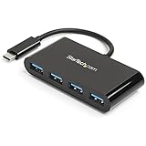 StarTech.com 4 Port USB 3.0 Hub - USB-C zu 4x USB-A - Kompakter USB C Hub - USB Typ C Hub - USB Hub - USB Type C