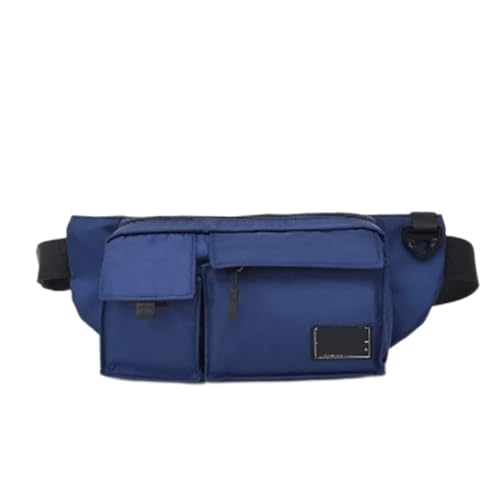 SSWERWEQ Brusttasche Waist Bag Outdoor Chest Bag Men's Waterproof Nylon Functional Travel Men's Belt Waist Bag (Color : C)