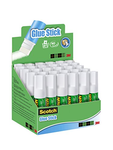 Scotch Permanent Klebestift - 1 Packung mit 30 Klebesticks ohne Lösungsmittel - 8g pro Stick - Mehrzweck-Klebestift für zu Hause, in der Schule oder im Büro