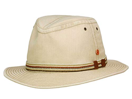 Mayser Menowin Traveller Outdoorhut UV-Schutz aus Baumwolle - Sand (7004) - 61,5 cm (61)