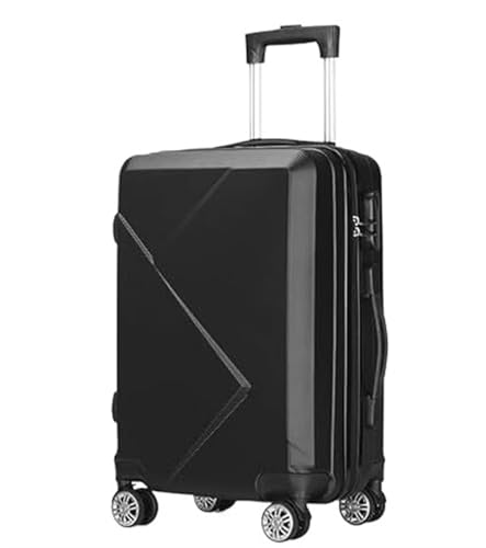 BIRJXVTO Handgepäck-Koffer, Handgepäck, Hartschalen-Koffer mit Spinner-Rädern, Leichter Hartschalen-Koffer, Handgepäck