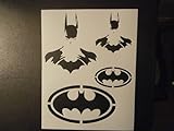 Batman Dark Knight benutzerdefinierte Schablone – Entfesseln Sie Ihre heldenhafte Kunstfertigkeit – DIY-Kunsthandwerk, Wandschablonen, dekorative Vorlagen, wiederverwendbare Schablonen für