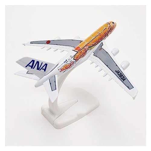 VaizA Flugzeuge Outdoor Toy 16 cm Japan Air ANA Airbus A380 Cartoon Sea Turtle Airlines Flugzeug Modell Airways Flugzeug Modell Malerei Flugzeug (Farbe : B, Größe : 1 UK)