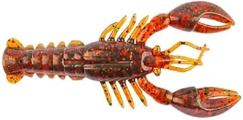 Mustad Mezashi Rock Lobster Weicher Köder | Farbe Motor Oil | 75 Millimeter | 6 Stück
