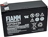 FIAMM ic-12fgh36 – Blei-Akku 12 V 9 Ah (Faston 6,3 mm)
