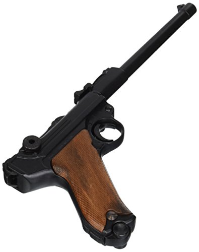 Deko Waffe Luger P08 Artillerie, ultralang, Pistole 08, Parabellum-Pistole, Holzgriff
