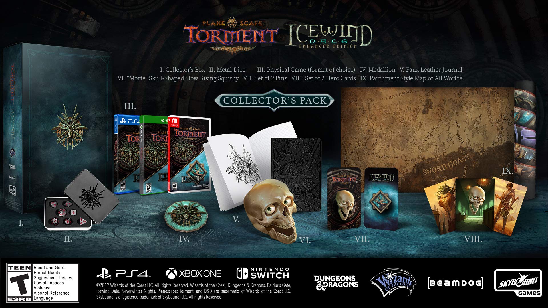 Planescape: Torment & Icewind Dale Enhanced und Collector's Edition - [PlayStation 4]