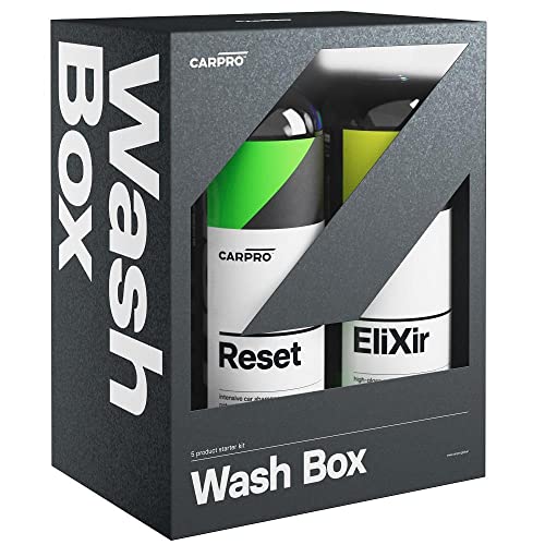 CarPro Washbox - Pflegeset Waschsset mit Autoshampoo und Versiegelung