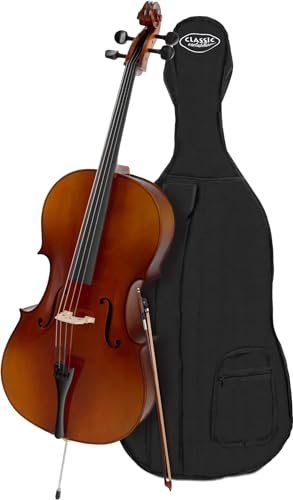 Classic Cantabile Student Cello 4/4 SET inkl. Bogen und Tasche