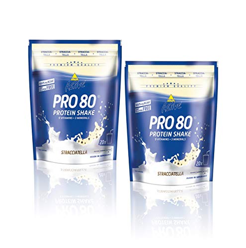 Inkospor Active Pro 80 Protein Shake, Stracciatela, 500g Beutel