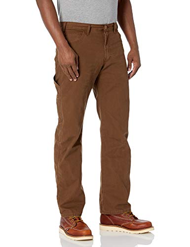 Dickies Herren Relaxed Fit Straight Leg Carpenter Duck Jeans Arbeitshose, Holz, 40W / 32L