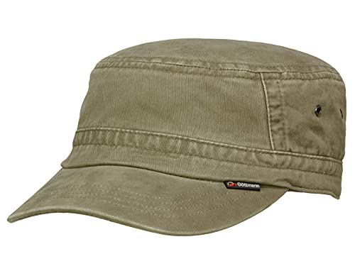 Göttmann Santiago Army Cap mit UV-Schutz aus Baumwolle - Khaki (75) - 57 cm