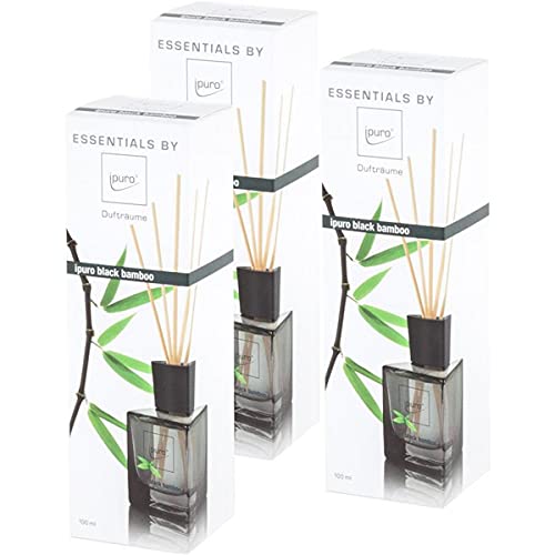 Essentials by Ipuro black bamboo 100ml (3er pack)