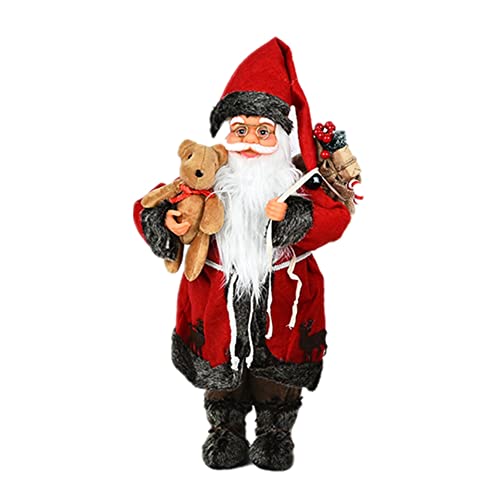 Yuattory 45Cm Neujahr Weihnachts Dekoration Weihnachtsmann Puppe Elf Weihnachts ZubehöR Dekor Weihnachts Schmuck für Zuhause