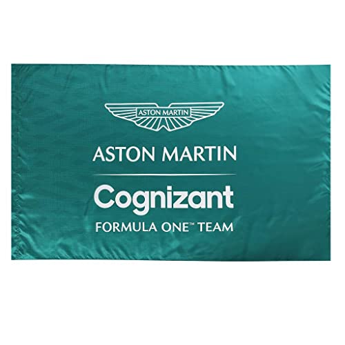 F1 Aston Martin Cognizant, Grandstand Flagge, 140 x 90 cm, Saison 2022, offizielles Lizenzprodukt