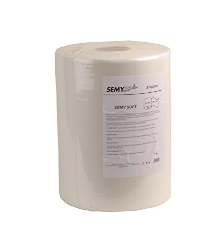 Semy Top Spezial-Putztuchrolle, weiß, 32 x 37 cm, 300 Blatt, 1er Pack (1 x 1 Stück)