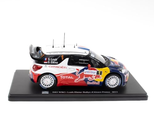 OPO 10 - Miniaturauto im Maßstab 1:24, kompatibel mit DS3 WRC – Loeb-Elena – Rally d'Alsace Frankreich 2012 – WRC507