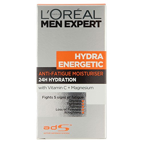 6 x L'Oreal Paris Men Expert Hydra Energetic Anti-Fatigue Moisturiser 50ml