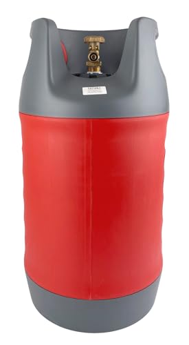 HausundWerkstatt24 14kg CAMPKO Komposit Gasflasche 24,4l mit Füllstop die leichteste Flasche für Propan