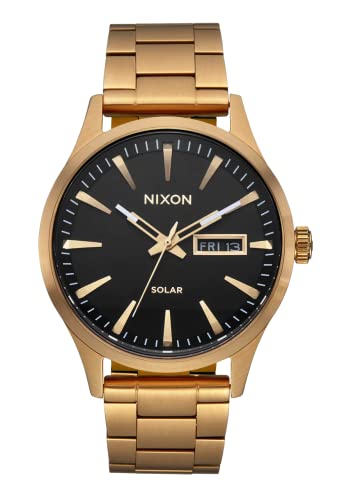 Nixon Unisex Analog Japanisches Quarzwerk Uhr mit Edelstahl Armband A1346-510-00