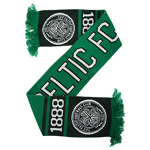 Celtic F.C. Unisex Celtic NR Schal, mehrfarbig, Einheitsgröße, mehrfarbig