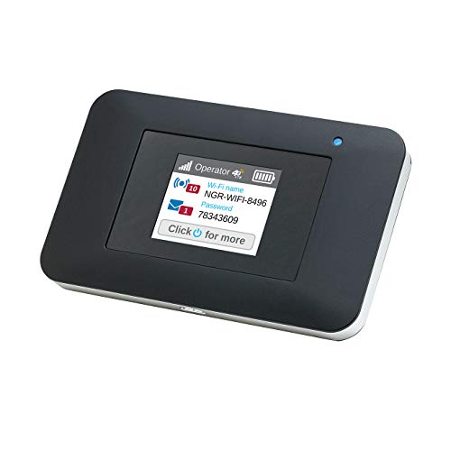 Netgear AirCard Mobiler WLAN Router / 4G LTE Router AC797 (bis zu 400 Mbits/s Download-Geschwindigkeit, Hotspot für bis zu 15 Geräte, WLAN überall einrichten, für jede SIM-Karte freigeschaltet)