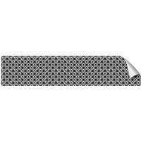 mySPOTTI Küchenrückwand-Panel, fixy, Geometrisches Muster, 280x60 cm - schwarz
