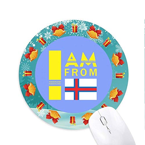Ich komme von den Färöern Mousepad Round Rubber Mouse Pad Weihnachtsgeschenk