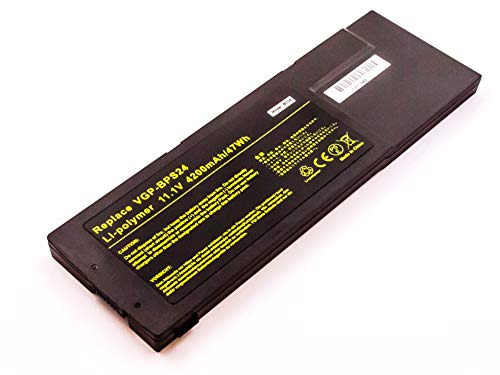 MobiloTec Akku kompatibel mit Sony PCG-41218M, Li-Ion 4200 mAh, Batterie