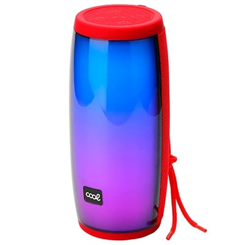Universal Bluetooth Musik Lautsprecher Cool LED (14 W) Rot