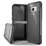 Samsung Galaxy S8+ Hülle, X-Doria Defense Clear Serie - hochwertiger Fallschutz, transparente Schutzhülle für Samsung Galaxy S8+, [Schwarz]