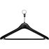 UNiLUX Kleiderbügel , KLASSIK, , aus Plastik, Farbe: schwarz