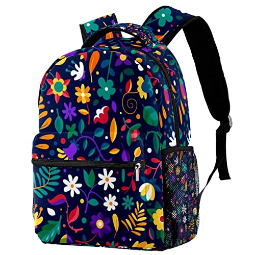 LAMPPE Klassischer Rucksack für Mädchen Jungen Teens Sporttasche Große Büchertasche Reise Tagesrucksack für Männer Frauen Schmetterlinge Einfaches Muster, #942, 29cm*20cm*40cm, Schulranzen