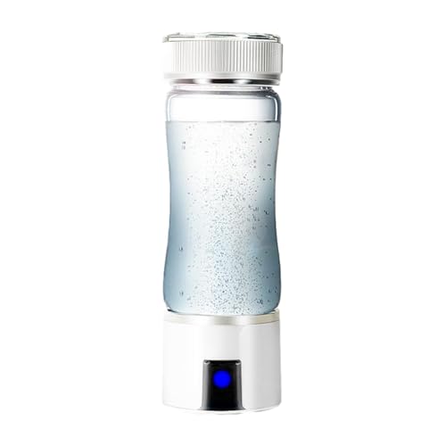 Epodmalx Tragbare Wasserstoffflasche, Wasserflasche mit wiederaufladbarem Wasserstoffgenerator, verbesserter gereinigter Wasserstoffgenerator