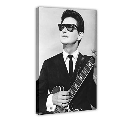 XXJDSK Kunstwerk Malerei Leinwanddrucke Musiksänger Roy Orbison 9, Gemälde für Wohnzimmer, Schlafzimmer 40x50cm Kein Rahmen