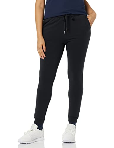 Amazon Aware Damen Fleece-Jogginghose (in Übergröße erhältlich), Schwarz, XL