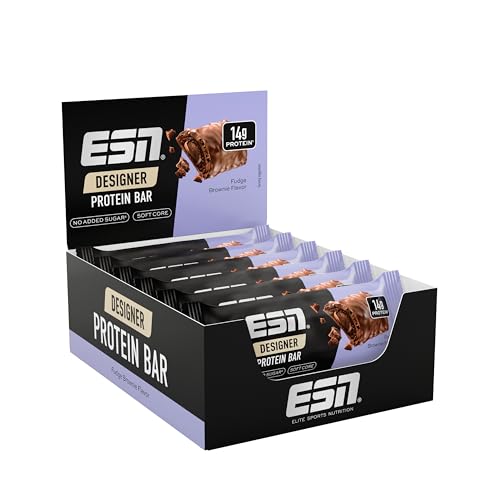 ESN Designer Bar Box, 12 Protein Riegel, Fudge Brownie