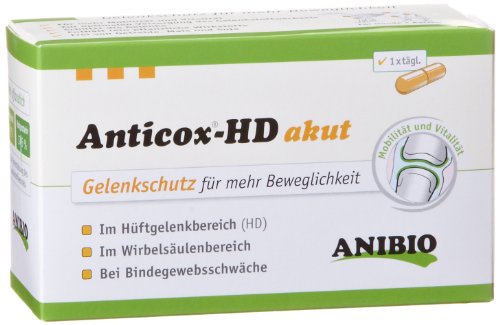 Anibio Anticox-HD akut 50 Kapseln Ergänzungsfutter für Hunde, 1er Pack (1 x 0.03 kg)