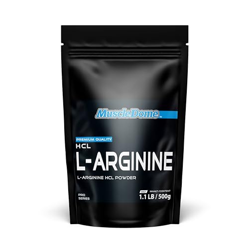MuscleDome L-Arginine HCL Powder 500g Zipp-Beutel