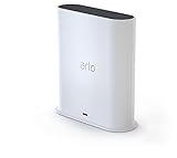 Arlo Zertifiziertes Zubehör, SmartHub, Lokaler Speicher - Micro-SD-Karte, WiFi WLAN 2,4 GHz, Kompatibilität Mit Arlo Kameras Und Klingeln, Konnektivität Apple HomeKit, Ethernet-Kabel, Weiß