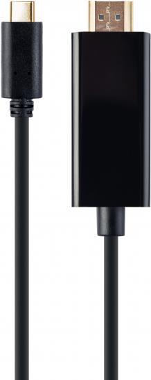 Gembird USB-C Stecker auf HDMI-Stecker 4K 30HZ 2M schwarz