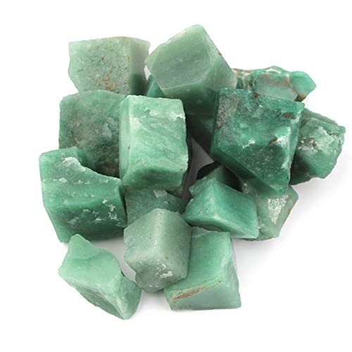 LIJUCAI 100 g Bulk Lots roher rauer Kristallquarz natürlicher Stein Amethyst Citrin Fluorit Mineralexemplar Gartendekoration, verwirrende Jade