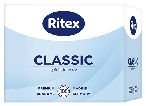 Ritex Classic Kondome - gefühlsintensiv für besonders intensives Empfinden, 100 Stück, Made in Germany (1er)